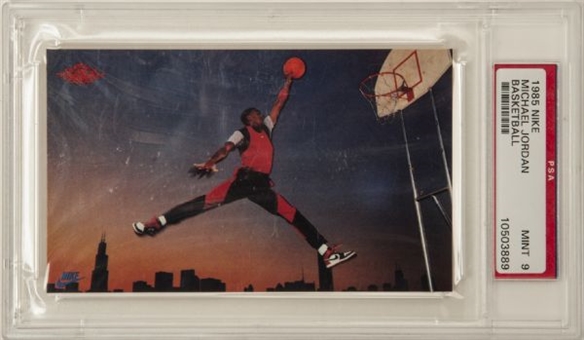 1985 Nike  Michael Jordan Rookie Card – PSA MINT 9